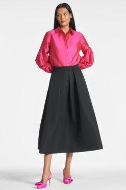 Astor Top - Fuchsia 7 Astor Top - Fuchsia -SACHIN & BABI Clothes ASTORTOP LEIGHTONSKIRT FUCHSIA FRONT