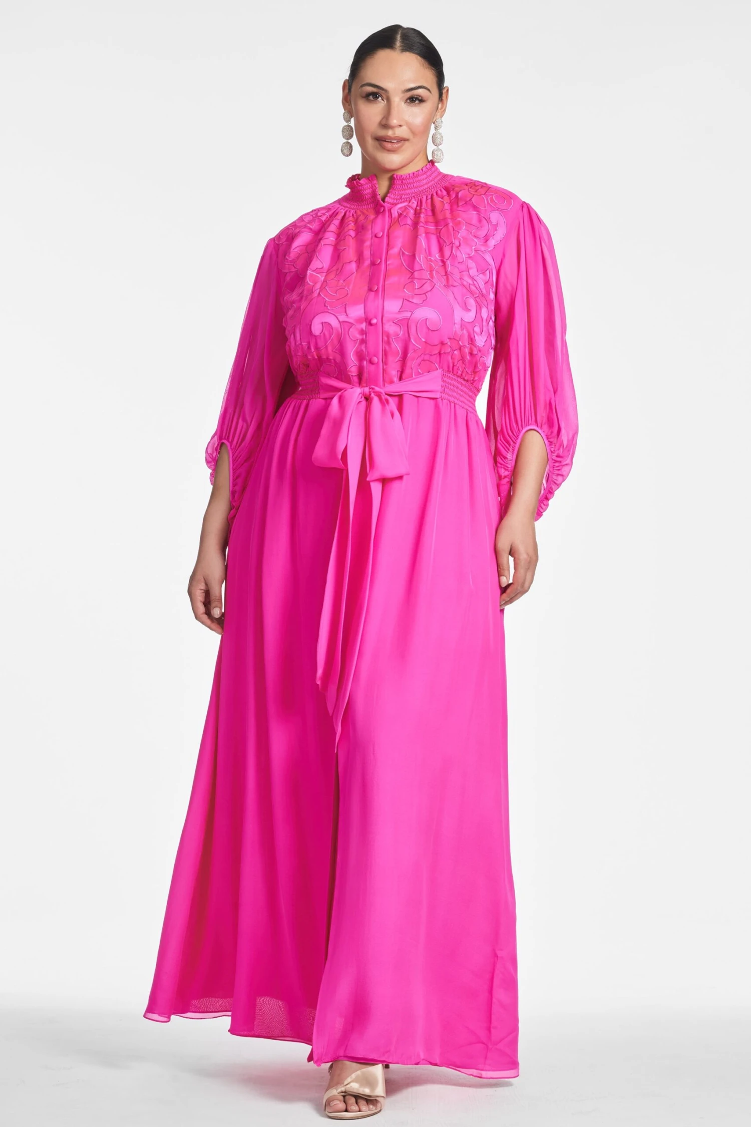 Beatrix Gown - Fuchsia 7 Beatrix Gown - Fuchsia - Image 7
