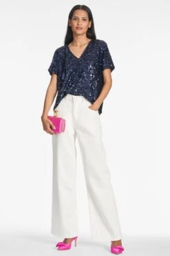 Bette Top - Night Sky 10 Bette Top - Night Sky -SACHIN & BABI Clothes BETTETOP MIDNIGHT FRONT2