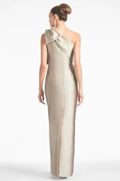 BONNIE GOWN - PEWTER -SACHIN & BABI Clothes BONNIEGOWN PEWTER BACK