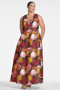 Brooke Gown - Bella Bouquet 12 Brooke Gown - Bella Bouquet -SACHIN & BABI Clothes BROOKEGOWN BELLABOUQUET FRONT8