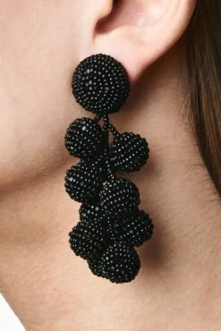 COCONUTS EARRINGS - JET