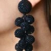 COCONUTS EARRINGS - NAVY