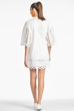 Capri Dress - White -SACHIN & BABI Clothes CAPRIDRESS WHITE BACK