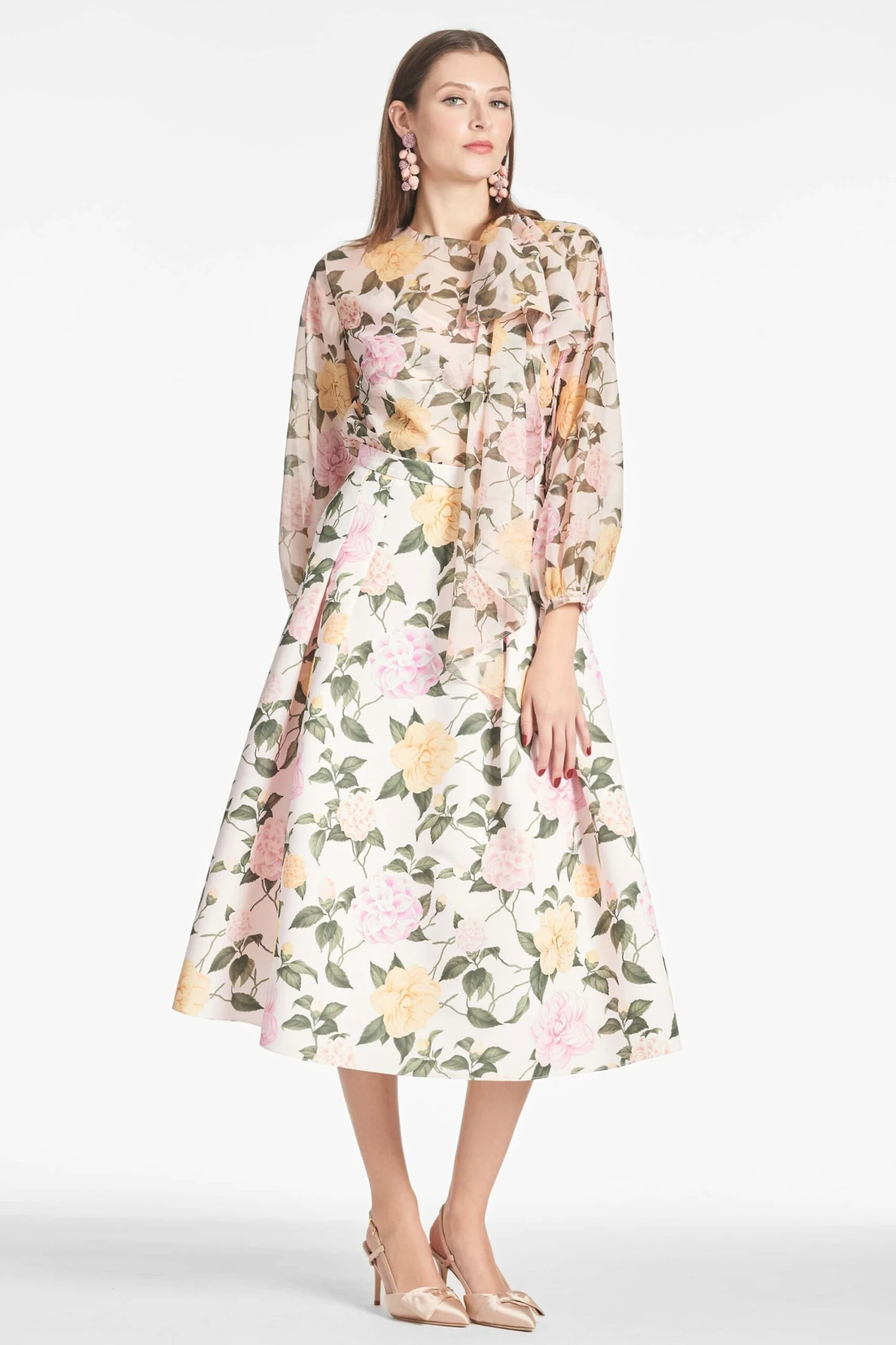 Lydia Skirt - Pink Lemonade Bouquet 6 Lydia Skirt - Pink Lemonade Bouquet - Image 6