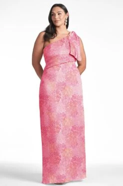 Chelsea Gown - Pastel Sunset Hydrangea -SACHIN & BABI Clothes CHELSEAGOWN SUNSETHYDRANGEA FRONT12 f0a2edc2 5b90 4a6c b6bc e1c8553baf16