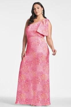 Chelsea Gown - Pastel Sunset Hydrangea -SACHIN & BABI Clothes CHELSEAGOWN SUNSETHYDRANGEA SIDE7 8e0ffc37 3efa 4626 b1f3 cc562d11638b