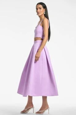 Leighton Skirt - Lilac 6 Leighton Skirt - Lilac -SACHIN & BABI Clothes DARCYTOP LEIGHTONSKIRT LILAC SIDE2 d56173f8 bdfa 4b30 a393 9d6b1a089cb3