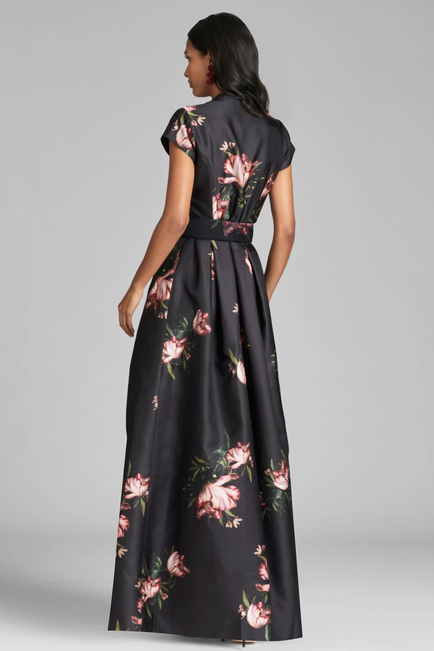Marta Gown - Noir Blossom 2 Marta Gown - Noir Blossom - Image 2