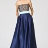 COLETTE GOWN - SILVER/NIGHT SKY