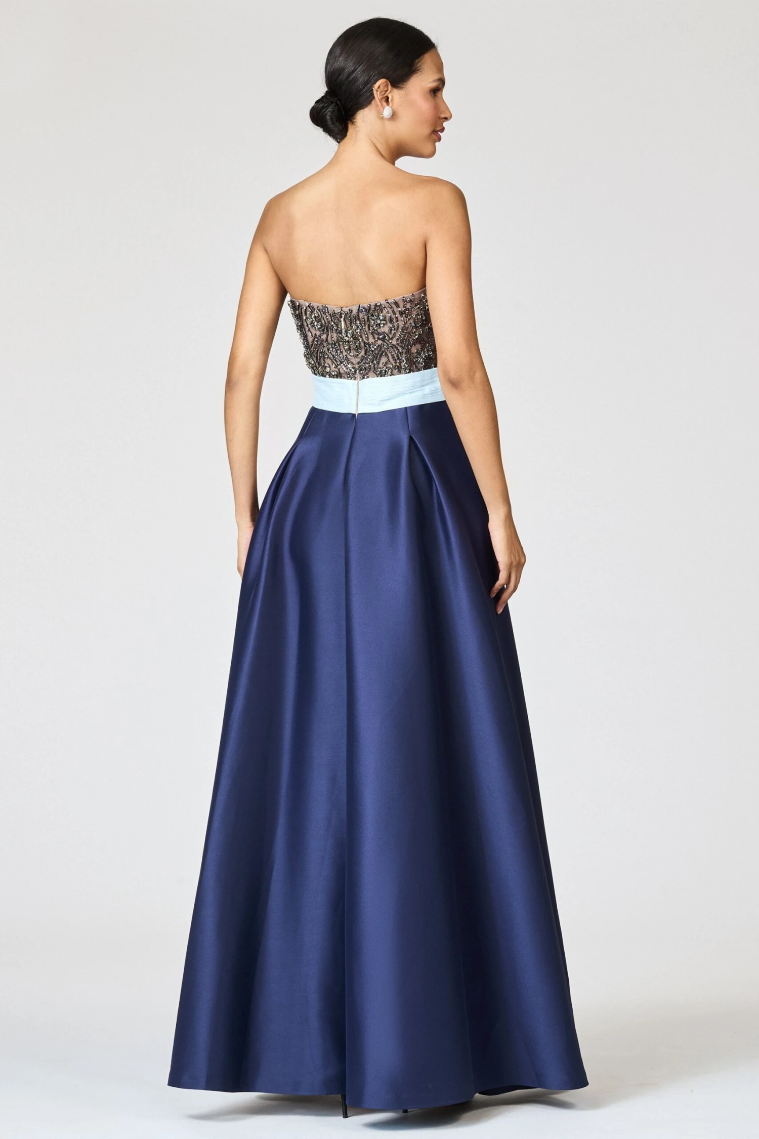 COLETTE GOWN - SILVER/NIGHT SKY 5 COLETTE GOWN - SILVER/NIGHT SKY - Image 5