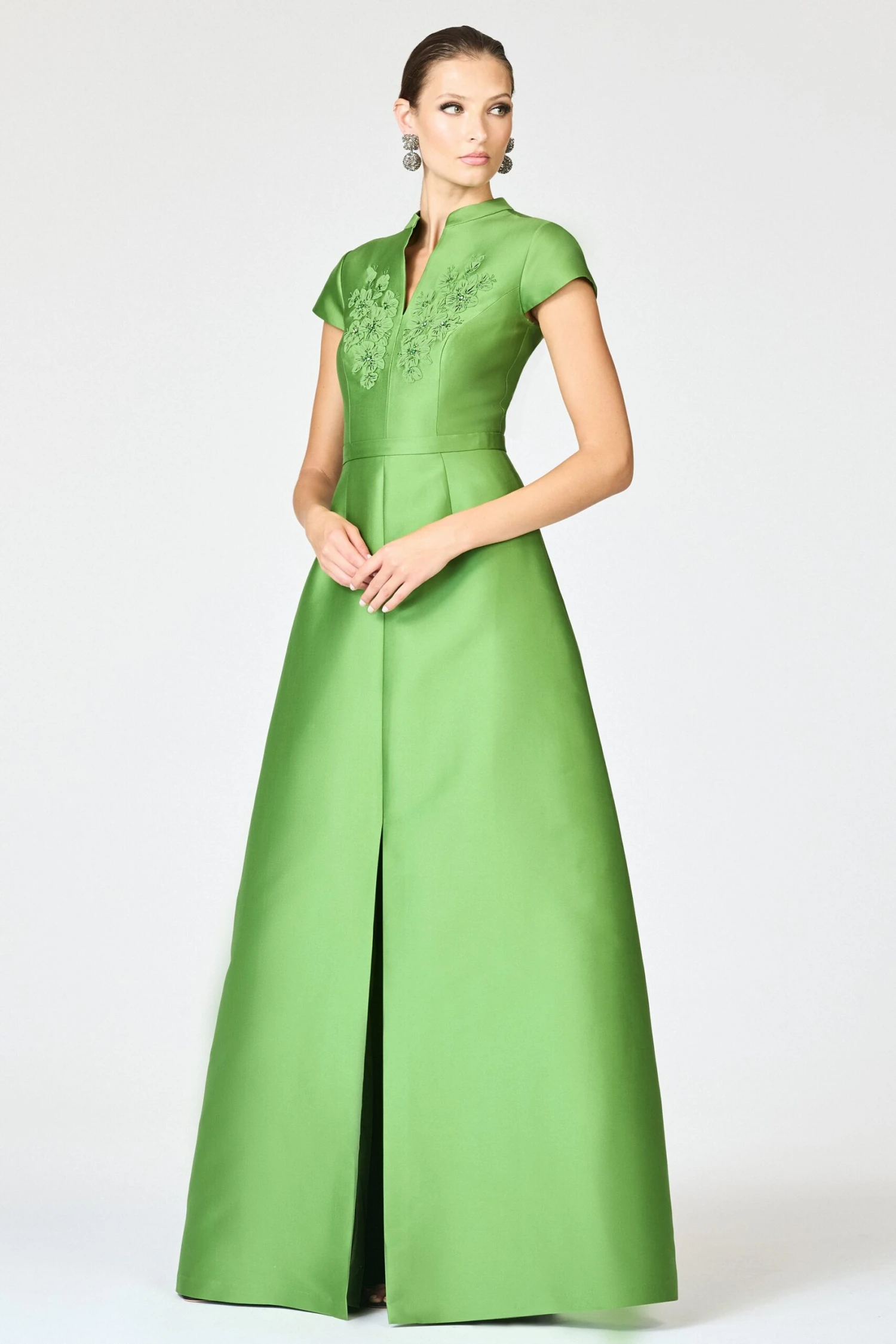 EMBELLISHED MARNI GOWN - TSAVORITE 5 EMBELLISHED MARNI GOWN - TSAVORITE - Image 5