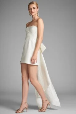 Kaia Dress - Ivory 13 Kaia Dress - Ivory -SACHIN & BABI Clothes KAIADRESS IVORY SIDE1