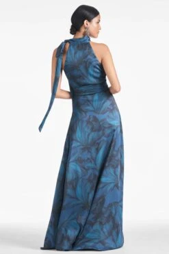 Kayla Gown - Tonal Petal -SACHIN & BABI Clothes KAYLAGOWN TONALPETAL BACK