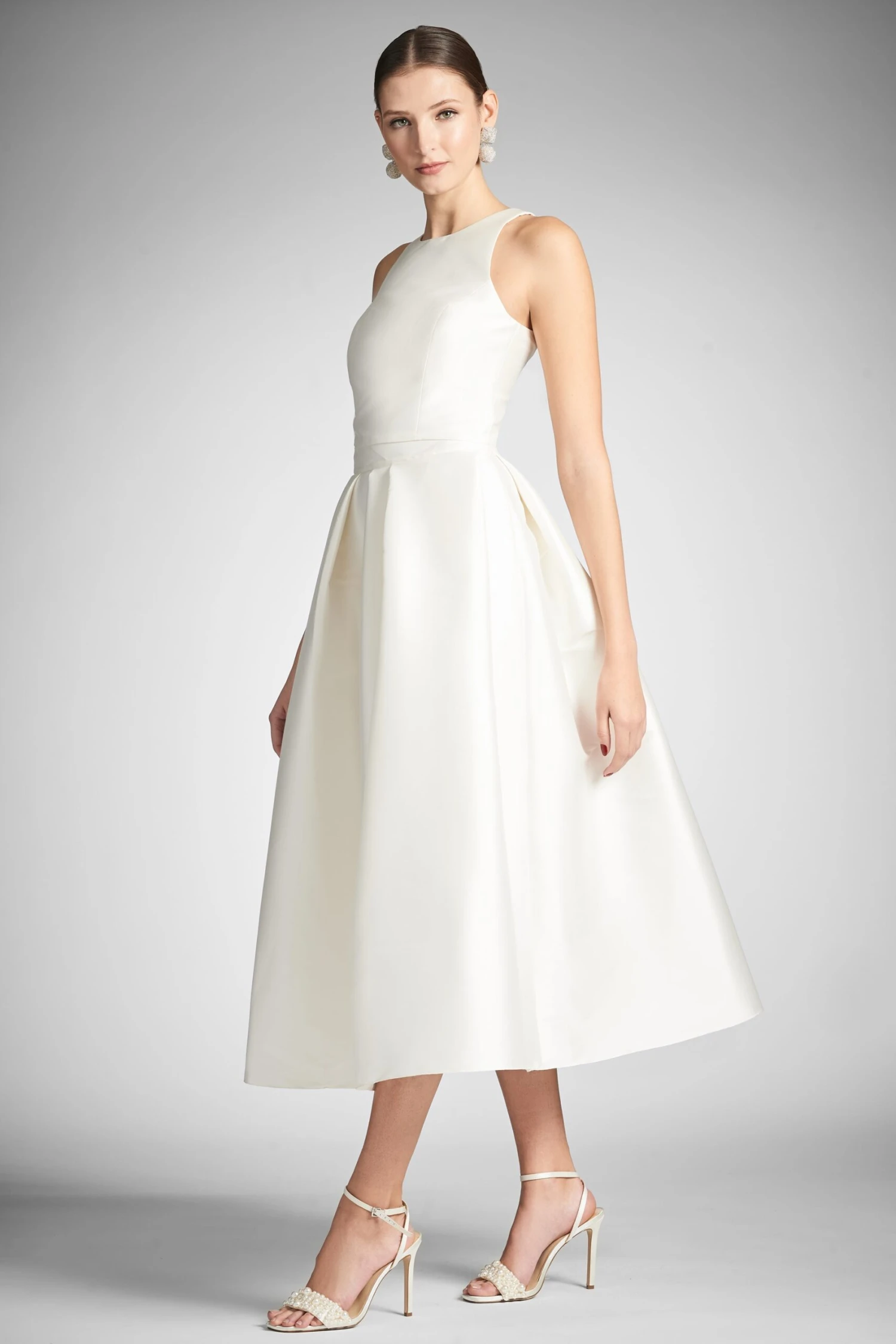 Leighton Skirt - Off White - Mikado 3 Leighton Skirt - Off White - Mikado - Image 3