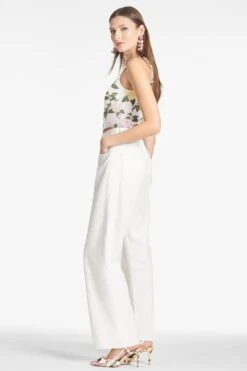 Lexie Top - Pink Lemonade Bouquet 7 Lexie Top - Pink Lemonade Bouquet -SACHIN & BABI Clothes LEXIETOP PINKLEMONADEBOUQUET SIDE