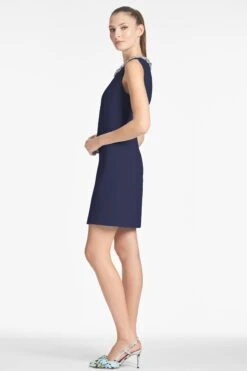 LIZ DRESS - DARK MIDNIGHT 7 LIZ DRESS - DARK MIDNIGHT -SACHIN & BABI Clothes LIZDRESS MIDNIGHT SIDE