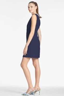 LIZ DRESS - DARK MIDNIGHT 8 LIZ DRESS - DARK MIDNIGHT -SACHIN & BABI Clothes LIZDRESS MIDNIGHT SIDE3