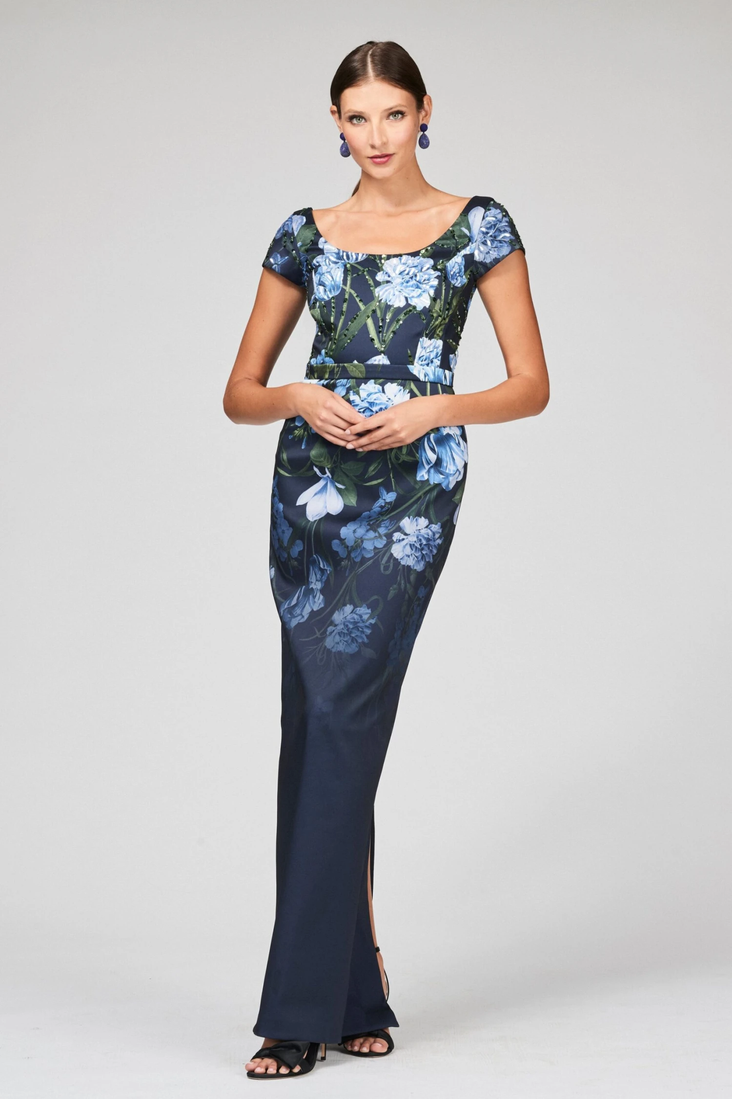 EMBELLISHED GRACE GOWN - NIGHT SKY PRIMA GARDEN 1 EMBELLISHED GRACE GOWN - NIGHT SKY PRIMA GARDEN