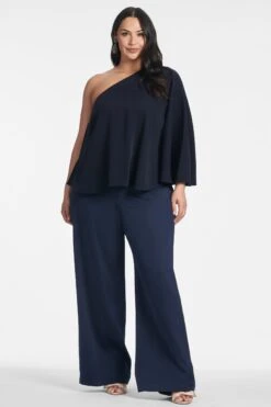 Morgan Top - Midnight 15 Morgan Top - Midnight -SACHIN & BABI Clothes MORGANTOP MIDNIGHT FRONT