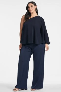 Morgan Top - Midnight 16 Morgan Top - Midnight -SACHIN & BABI Clothes MORGANTOP MIDNIGHT FRONT1