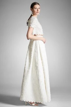 Naya Top - Ivory 8 Naya Top - Ivory -SACHIN & BABI Clothes NAYATOP PYAARSKIRT IVORY SIDE2