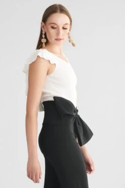 Paige Knit - Ivory 6 Paige Knit - Ivory -SACHIN & BABI Clothes R21K01 SIDE