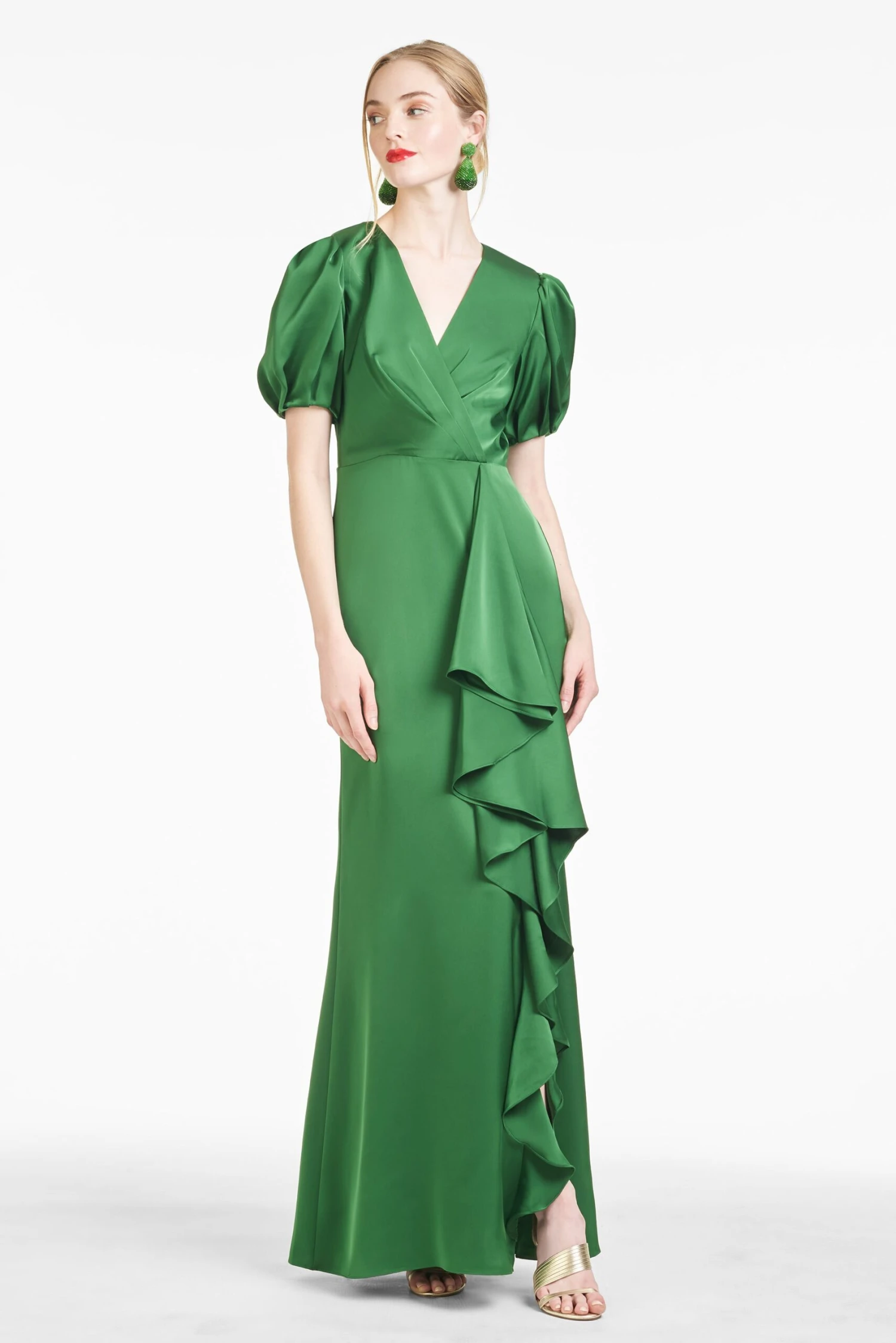 Mila Gown - Emerald 1 Mila Gown - Emerald