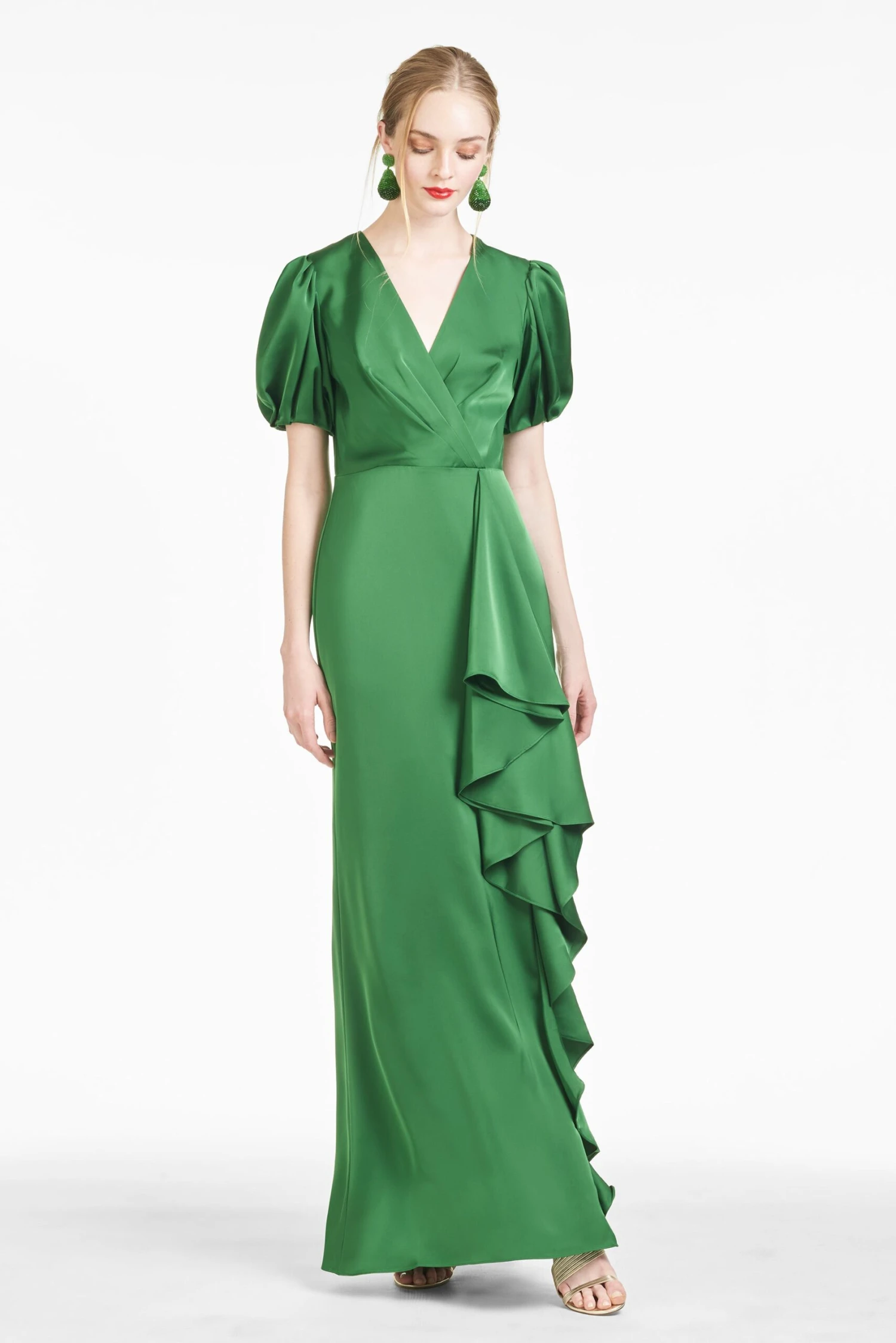 Mila Gown - Emerald 2 Mila Gown - Emerald - Image 2