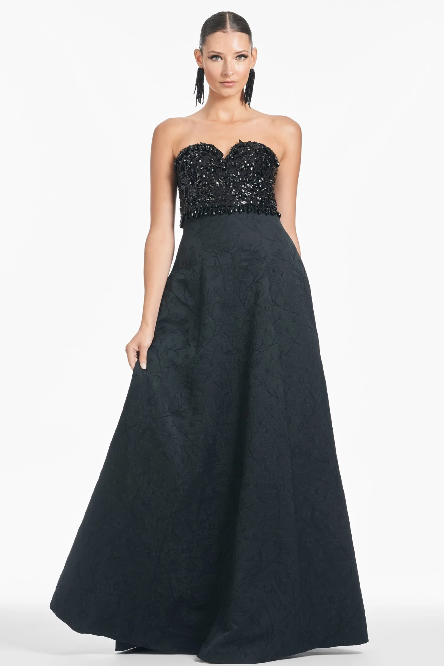 Lillian Gown - Black 1 Lillian Gown - Black