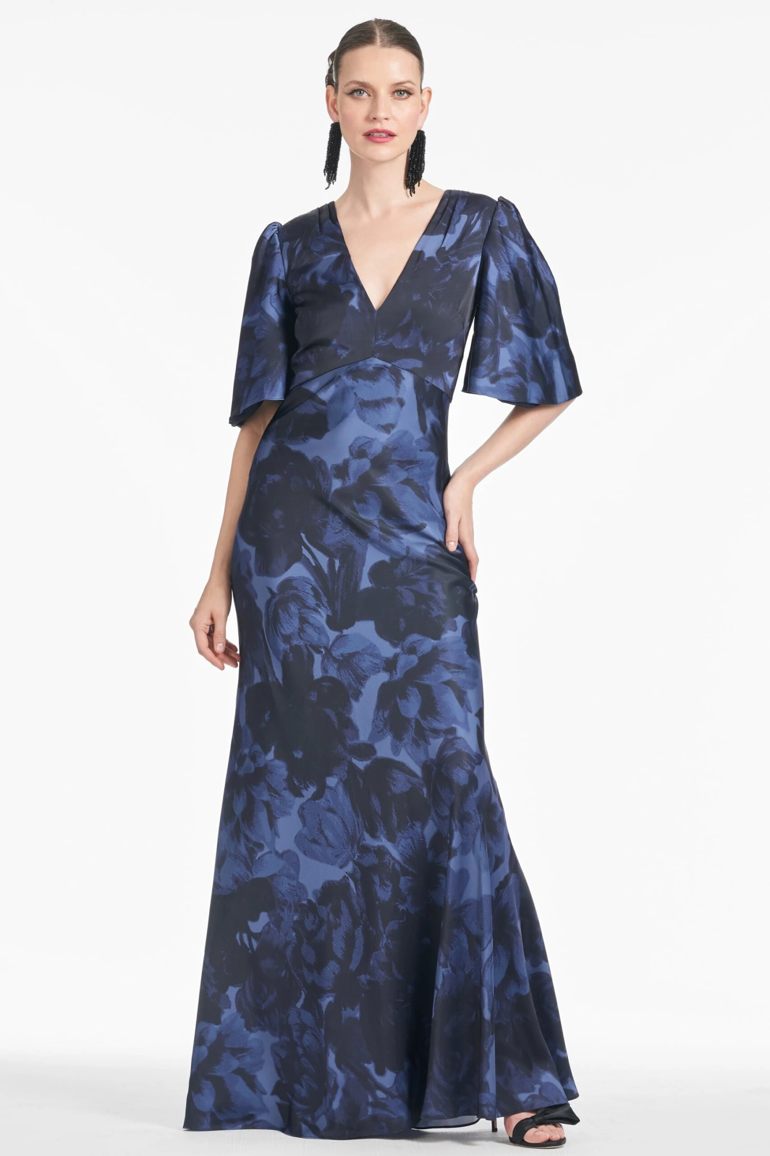 Mae Gown - Deep Ocean Bouquet 2 Mae Gown - Deep Ocean Bouquet - Image 2