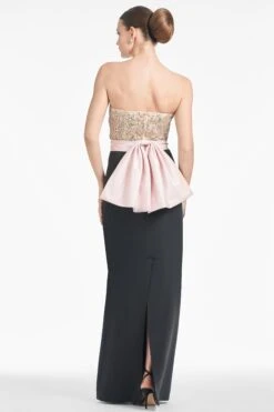 Marilyn Gown - Blush/Black 11 Marilyn Gown - Blush/Black -SACHIN & BABI Clothes R252G07 001 3
