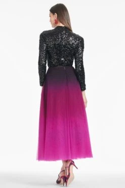 Maxine Skirt - Plum Ombre -SACHIN & BABI Clothes R252S02 504 9