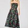 CLOQUE SHAY DRESS - ROYAL GARDENS