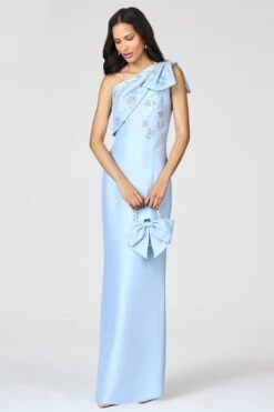 EMBELLISHED OLIVIA GOWN - GLACIAL BLUE