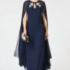 EMBELLISHED COLLEEN GOWN - MIDNIGHT