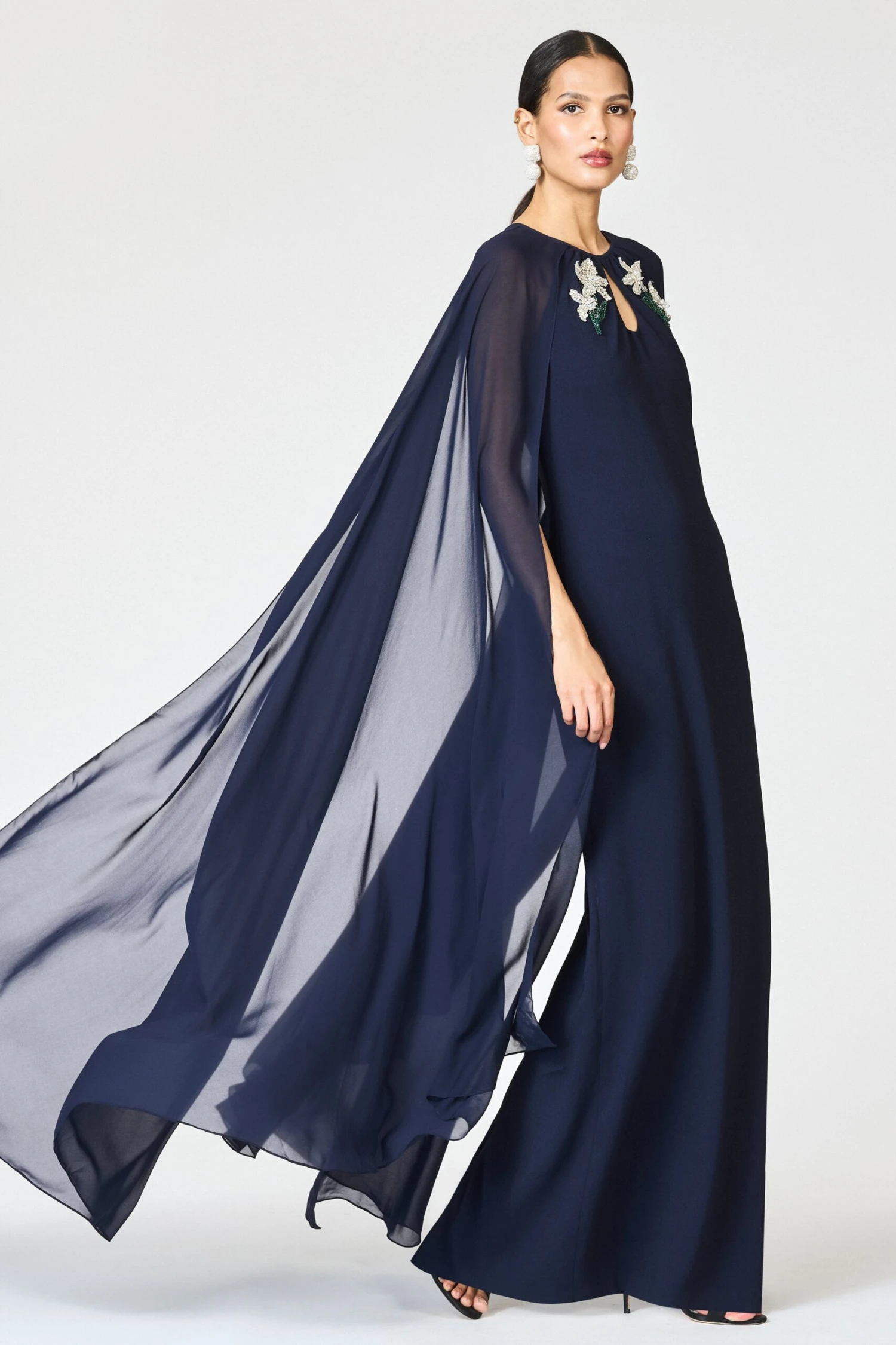 EMBELLISHED COLLEEN GOWN - MIDNIGHT 2 EMBELLISHED COLLEEN GOWN - MIDNIGHT - Image 2