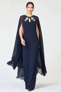 EMBELLISHED COLLEEN GOWN - MIDNIGHT 10 EMBELLISHED COLLEEN GOWN - MIDNIGHT -SACHIN & BABI Clothes R261G11 410 6