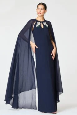 EMBELLISHED COLLEEN GOWN - MIDNIGHT 11 EMBELLISHED COLLEEN GOWN - MIDNIGHT -SACHIN & BABI Clothes R261G11 410 7
