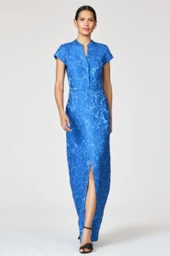 CLOQUE LYNN GOWN - MOONBEAM