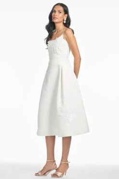 EMBELLISHED AUDRA DRESS - IVORY 8 EMBELLISHED AUDRA DRESS - IVORY -SACHIN & BABI Clothes S251B08 103 3