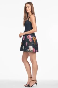 CAROLINE DRESS - DARK MIDNIGHT GARDEN -SACHIN & BABI Clothes S251D05 413 3