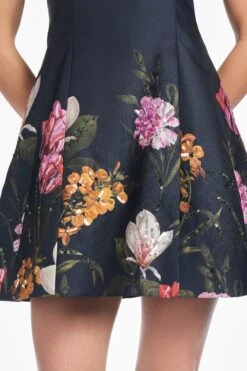 CAROLINE DRESS - DARK MIDNIGHT GARDEN -SACHIN & BABI Clothes S251D05 413 5