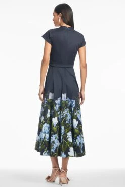 GANIKA DRESS - NIGHT SKY PRIMA GARDEN -SACHIN & BABI Clothes S251D09 412 4