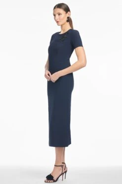 EMBELLISHED TAMARA DRESS - MIDNIGHT 7 EMBELLISHED TAMARA DRESS - MIDNIGHT -SACHIN & BABI Clothes S251D41 401 4