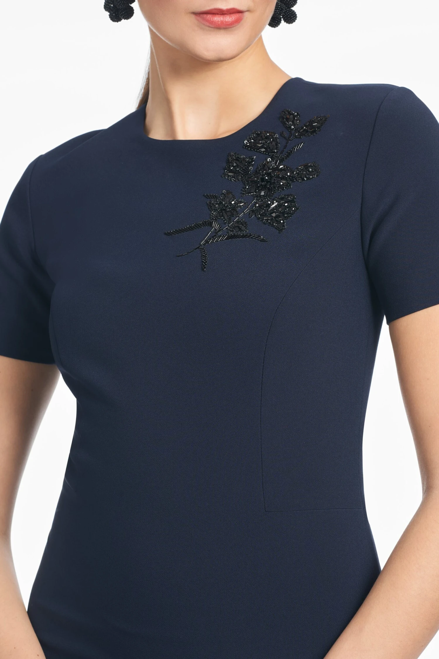 EMBELLISHED TAMARA DRESS - MIDNIGHT 2 EMBELLISHED TAMARA DRESS - MIDNIGHT - Image 2