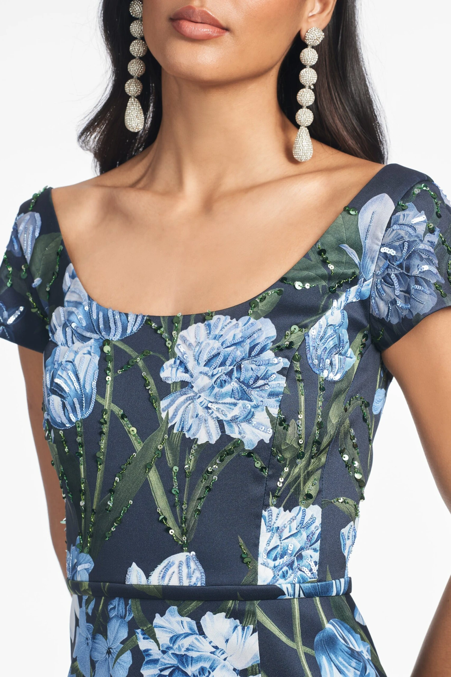 EMBELLISHED GRACE GOWN - NIGHT SKY PRIMA GARDEN 2 EMBELLISHED GRACE GOWN - NIGHT SKY PRIMA GARDEN - Image 2