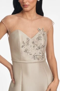 BETSY GOWN - PEWTER -SACHIN & BABI Clothes S251G17 250 6