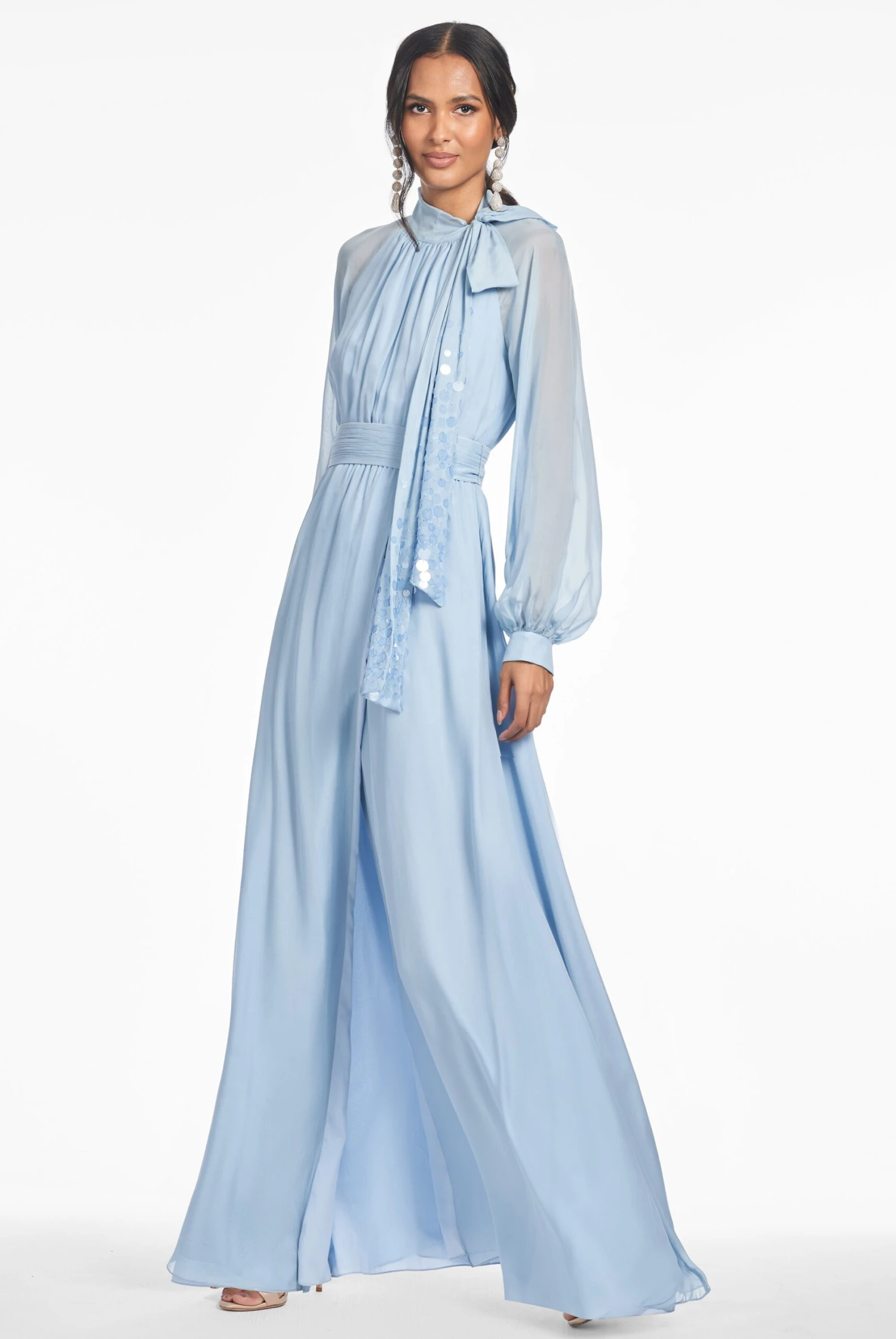 VERA GOWN - GLACIAL BLUE 2 VERA GOWN - GLACIAL BLUE - Image 2