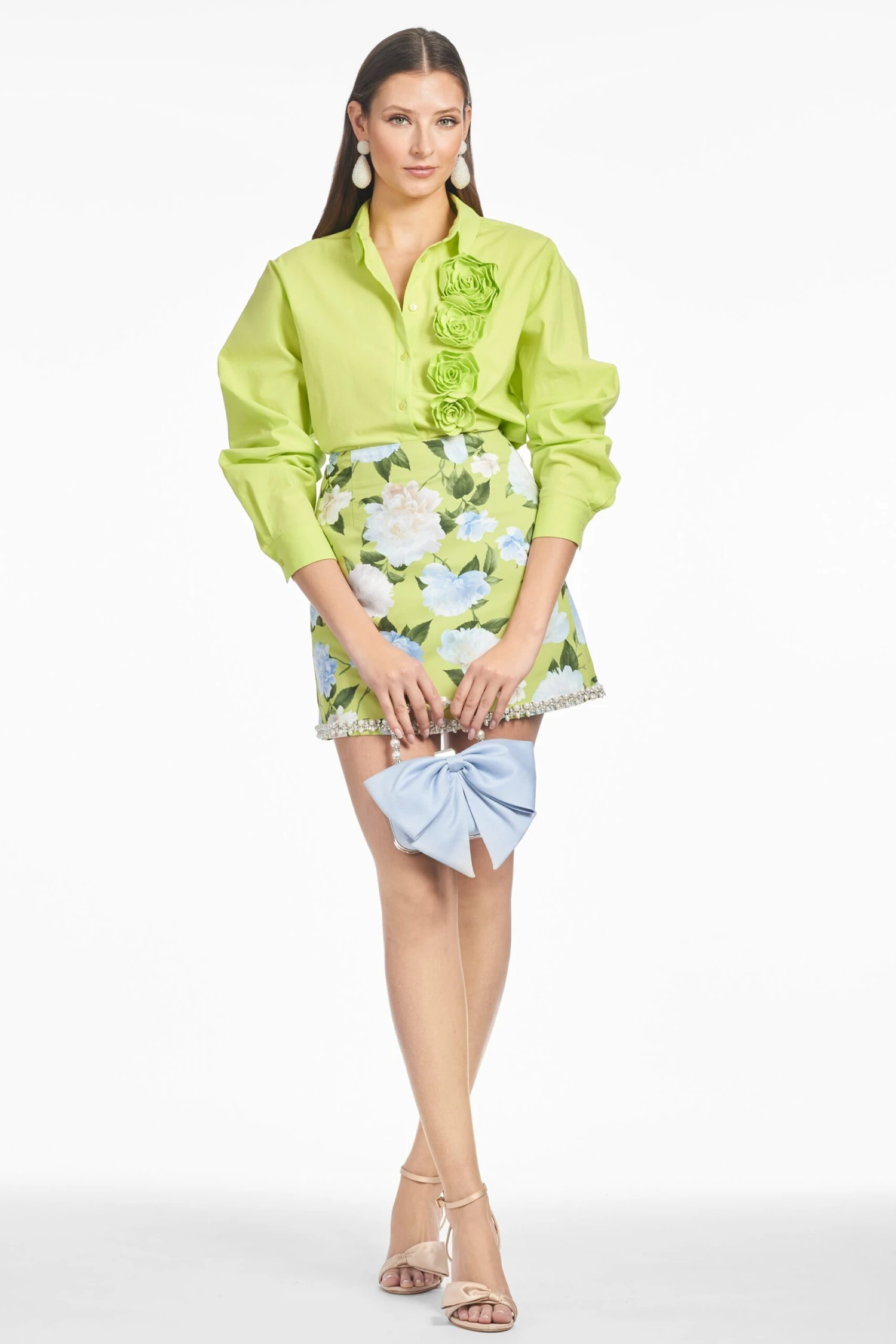 PIPER SKIRT - CITRINE PEONIES 4 PIPER SKIRT - CITRINE PEONIES - Image 4